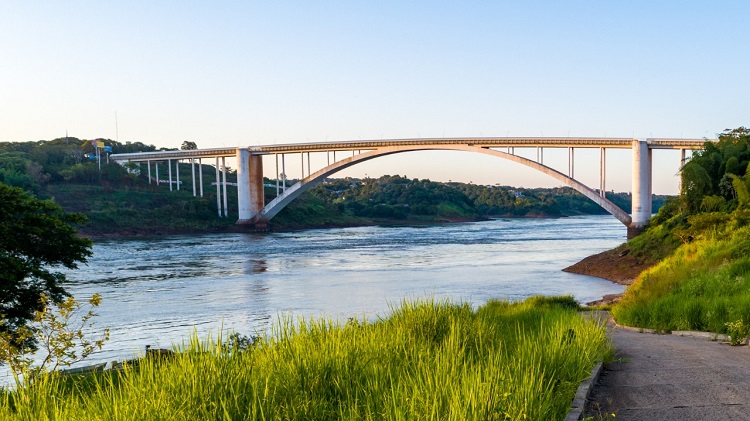 Ponte da Amizade  - Ciudad Del Este - Vista de cima